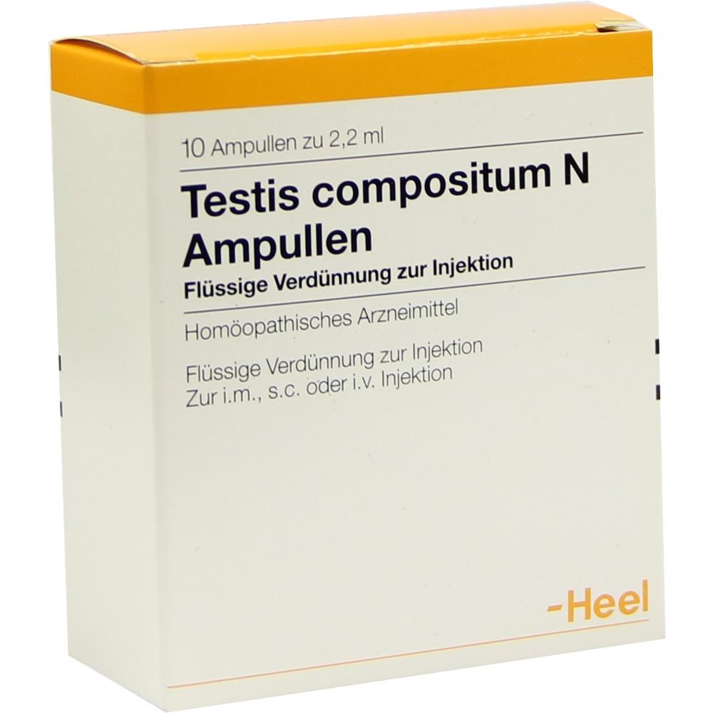 TESTIS COMPOSITUM N Ampullen 10 St Ampullen