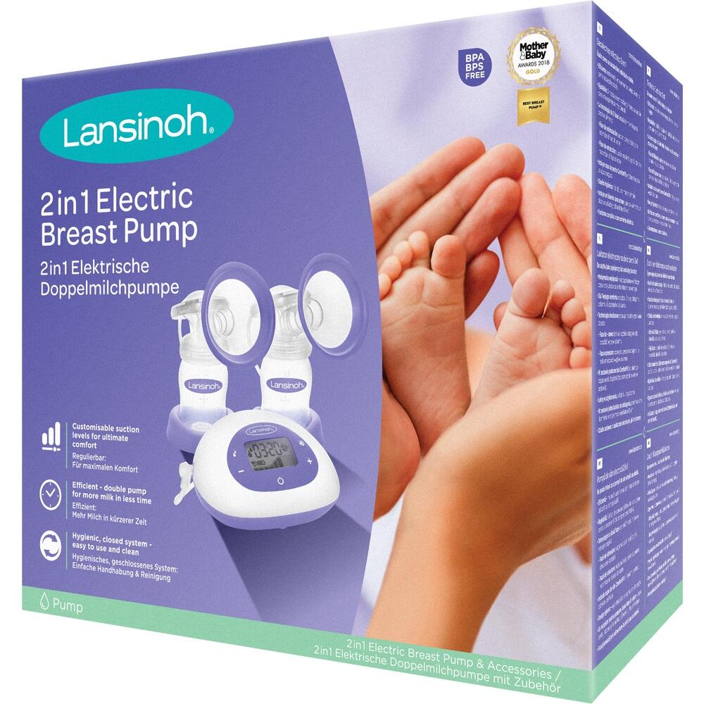 LANSINOH 2in1 elektrische Milchpumpe 1 St