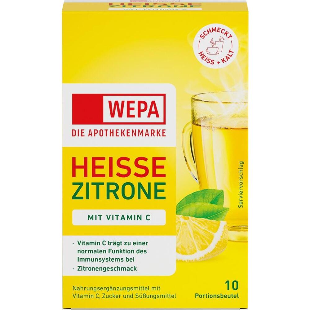 WEPA HEISSE ZITRONE 10X10 g Pulver