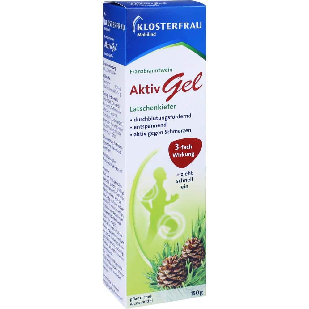 Klosterfrau Aktiv Franzbranntwein-Gel Latschenkiefer 150 g Gel