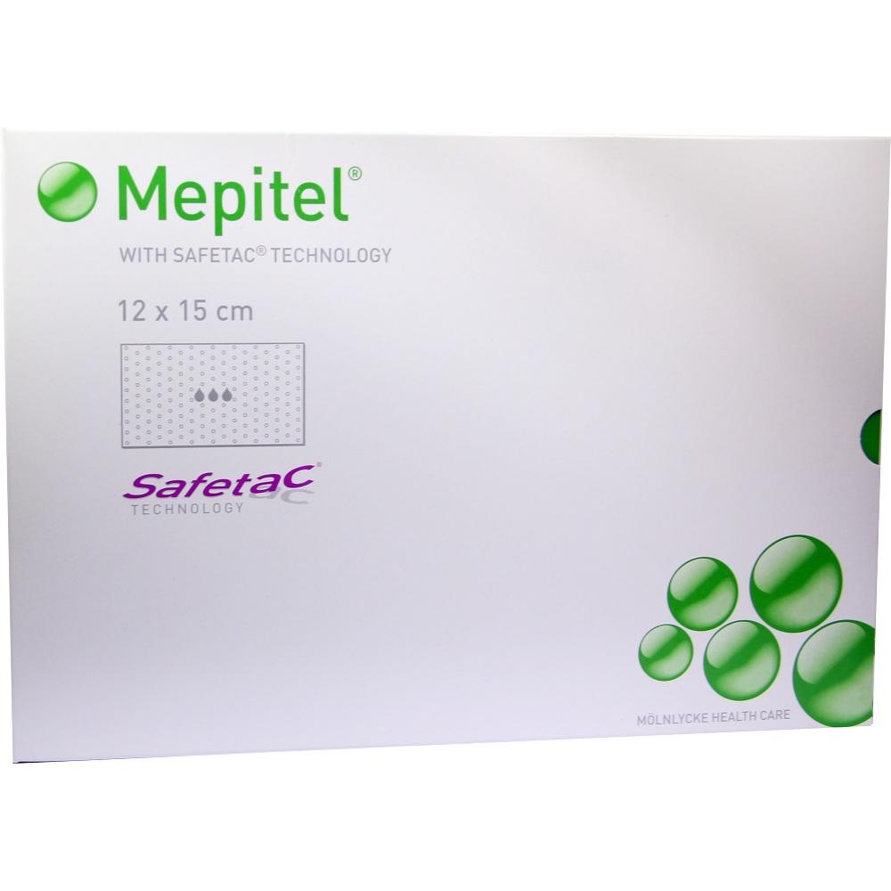 MEPITEL Silikon Netzverband 12x15 cm steril 5 St Verband