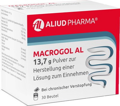 Macrogol AL 13,7 g Pulver bei Verstopfung
