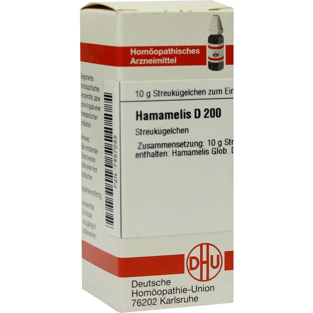 HAMAMELIS D 200 Globuli 10 g Globuli