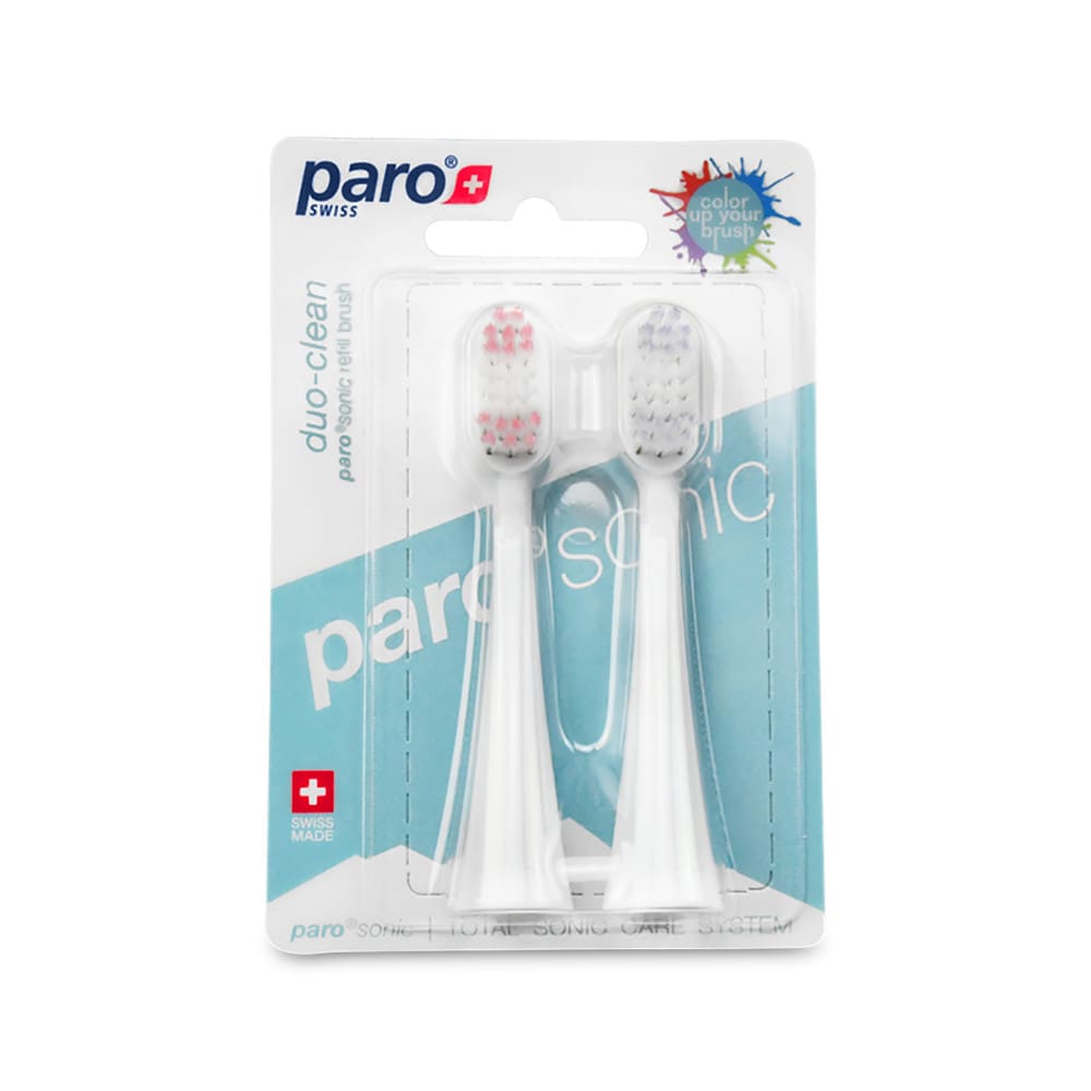 paro sonic duo-clean Ersatzbürsten 2 St Zahnbürste