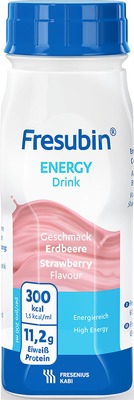 Fresubin Energy Trinknahrung Erdbeere 4X200 ml Lösung