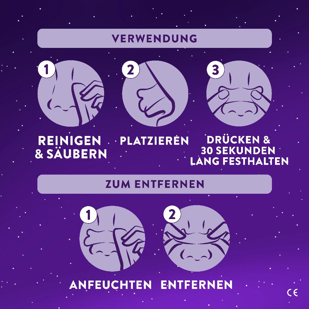 WICK ZzzQuil GUTE NACHT NASENSTRIPS 26 St Pflaster