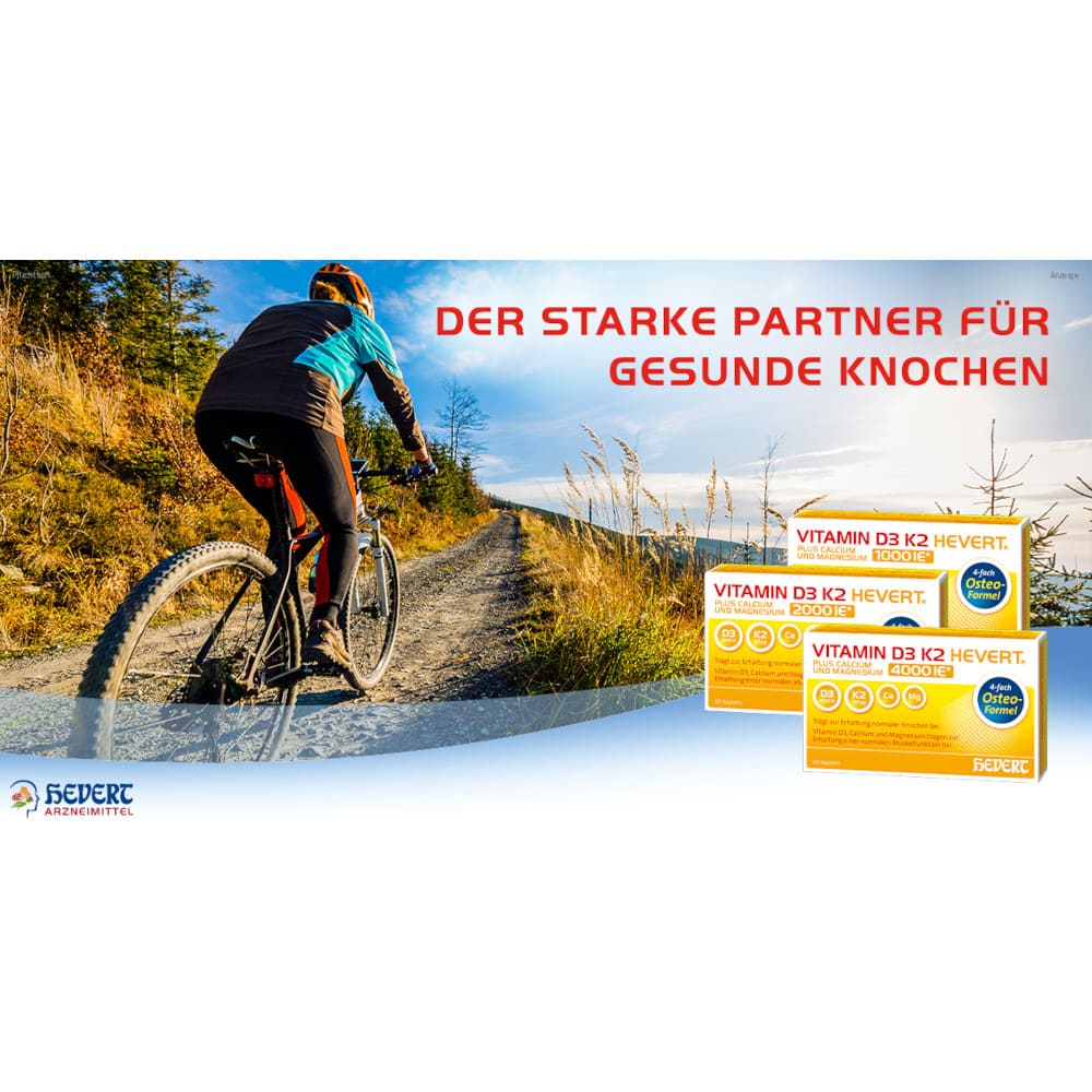 VITAMIN D3 K2 HEVERT 4000 I.E. 60 St Kapseln