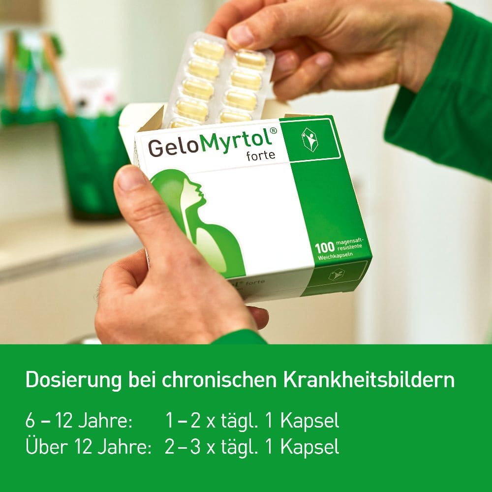 GeloMyrtol forte  100 St Magensaftresistente Weichkapseln