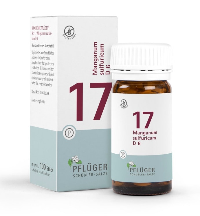 Schüßler-Salz Nr. 17 Manganum sulfuricum D6 100 St Tabletten