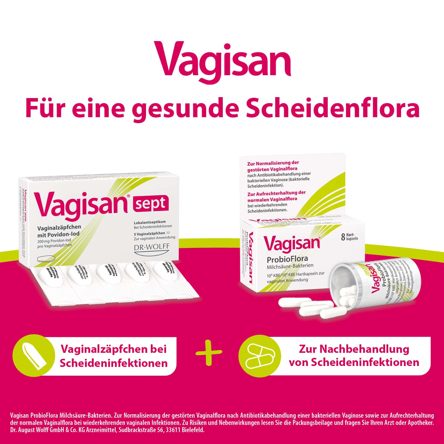 Vagisan sept Vaginalzäpfchen  10 St Vaginalsuppositorien