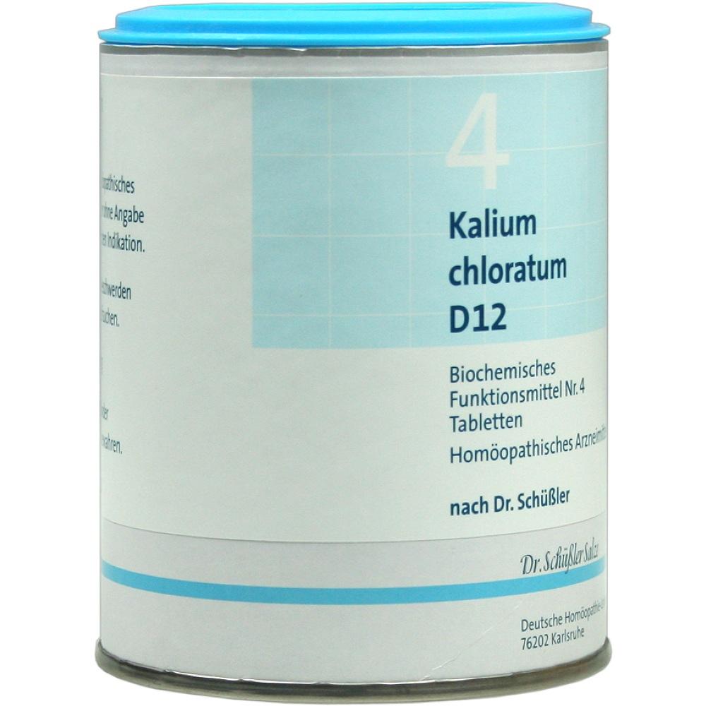 BIOCHEMIE DHU 4 Kalium chloratum D 12 Tabletten 1000 St Tabletten