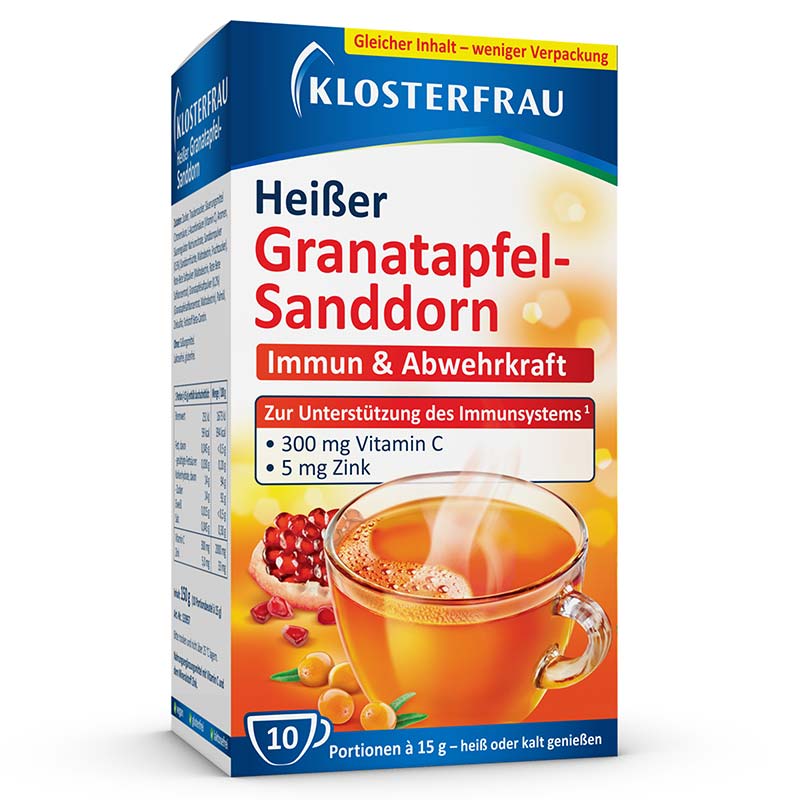 KLOSTERFRAU Broncholind Heißer Granatapfel-Sanddorn 10X15 g Granulat