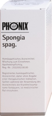 PHÖNIX SPONGIA spag.Tropfen 100 ml Mischung