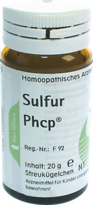 SULFUR PHCP Globuli 20 g Globuli
