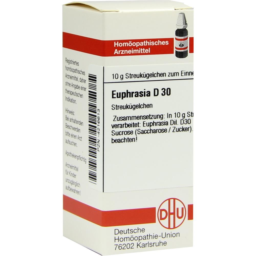 EUPHRASIA D 30 Globuli 10 g Globuli