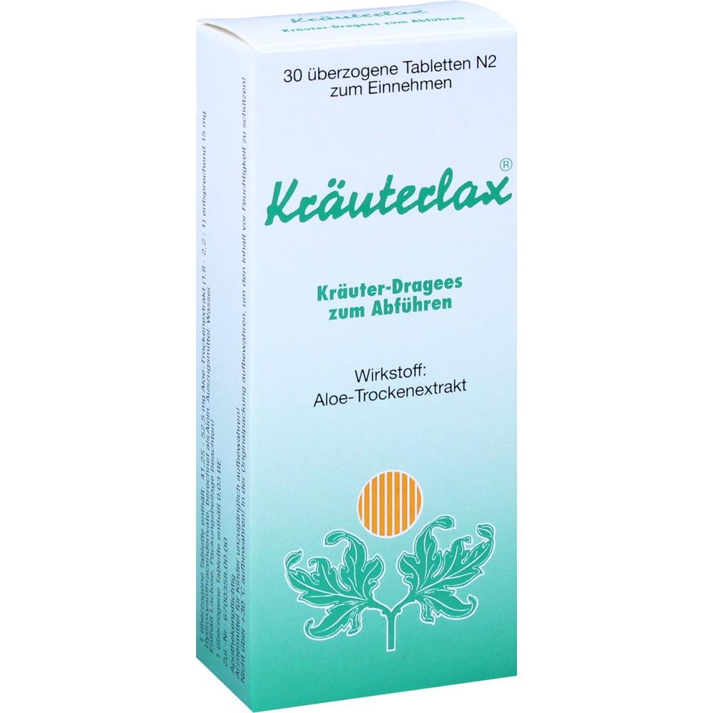 Kräuterlax Kräuter-Dragees zum Abführen 30 St Überzogene Tabletten