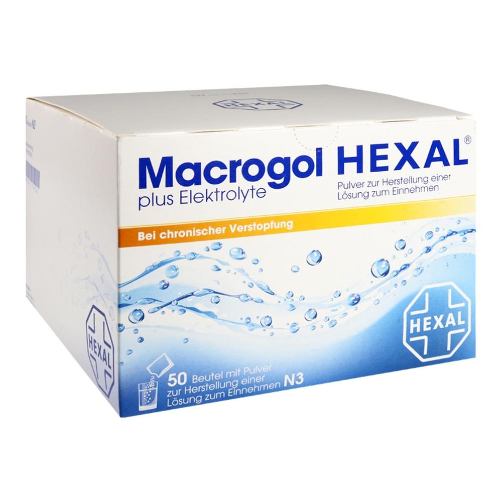 Macrogol HEXAL plus Elektrolyte 50 St Pulver zur Herstellung einer Lösung zum Einnehmen