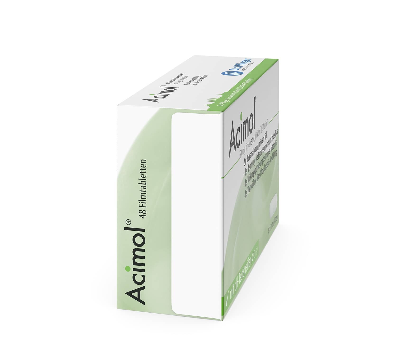 Acimol 500mg mit pH-Teststreifen 48 St Filmtabletten