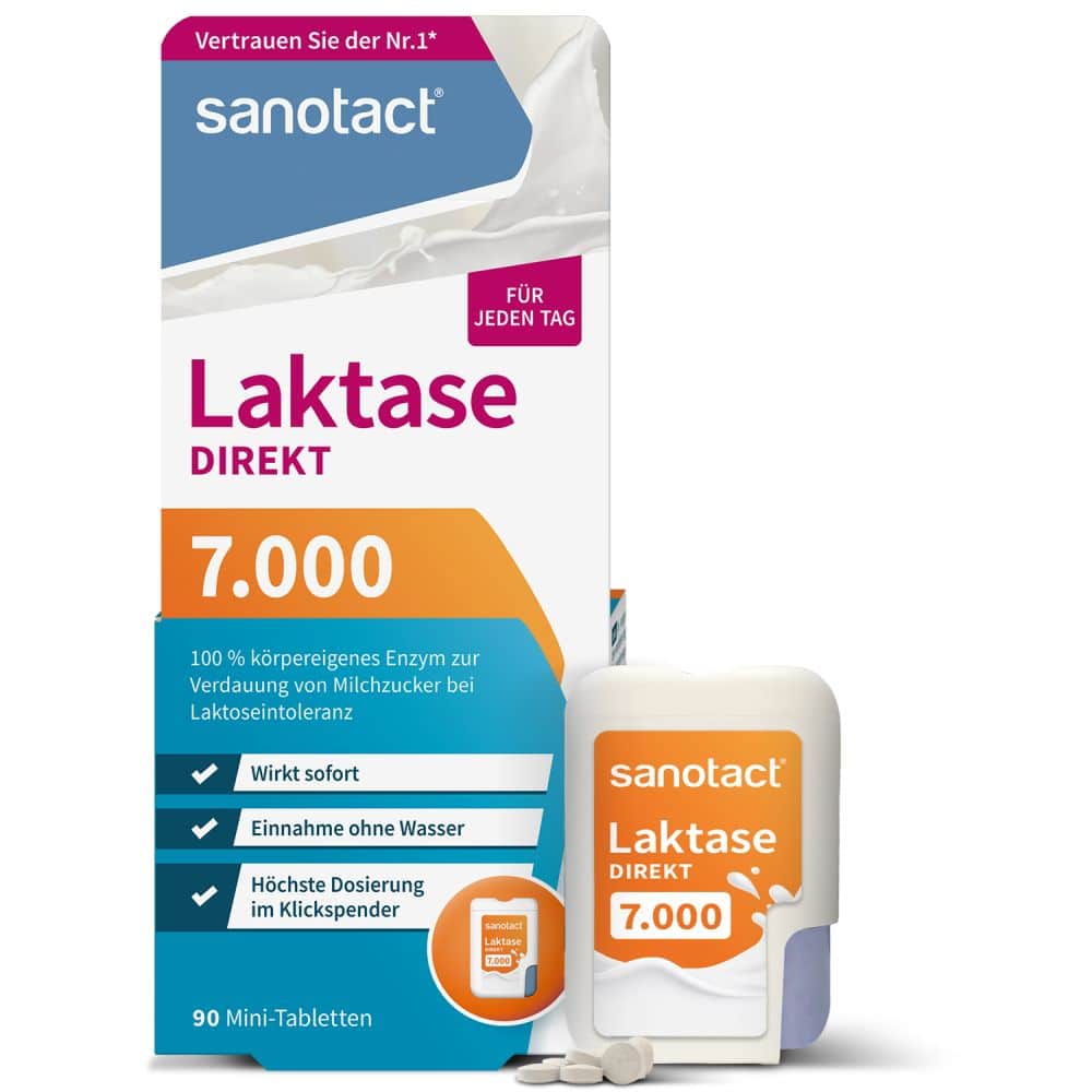 sanotact Laktase DIREKT 7.000 90 St Tabletten