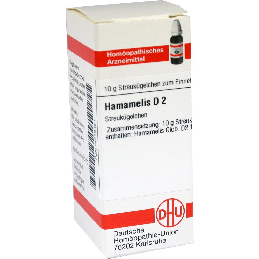HAMAMELIS D 2 Globuli 10 g Globuli