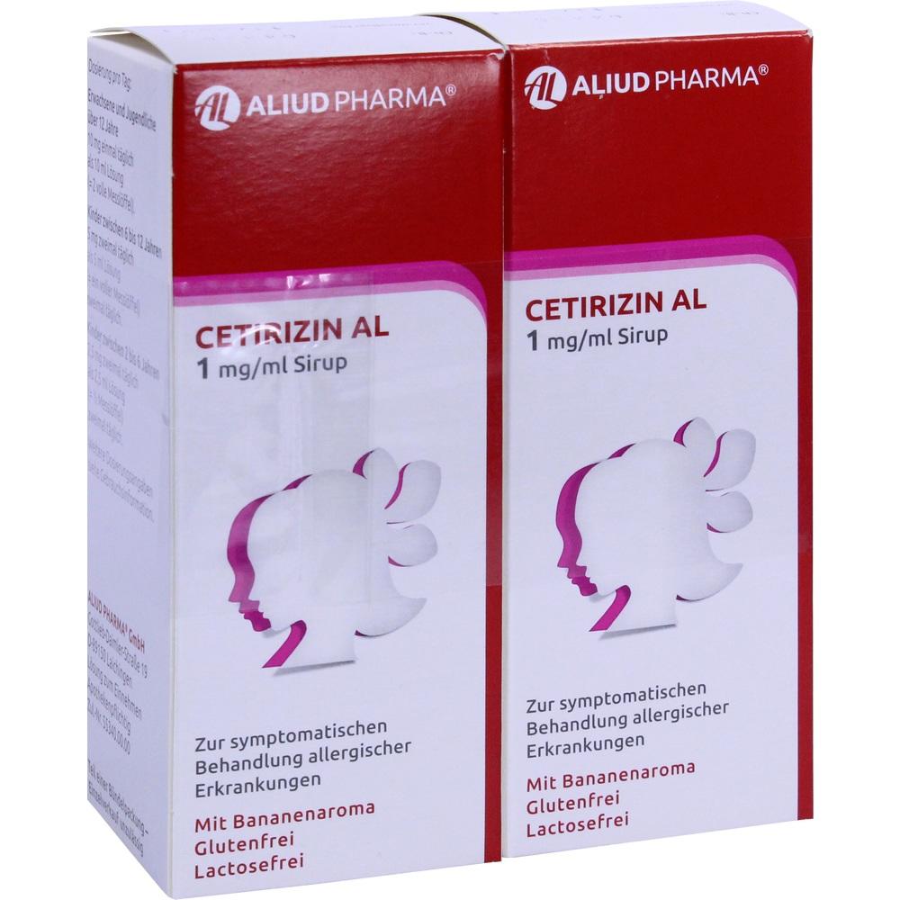 Cetirizin AL 1 mg/ml Sirup bei Heuschnupfen
