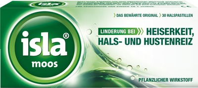 isla moos Halspastillen 30 St Pastillen