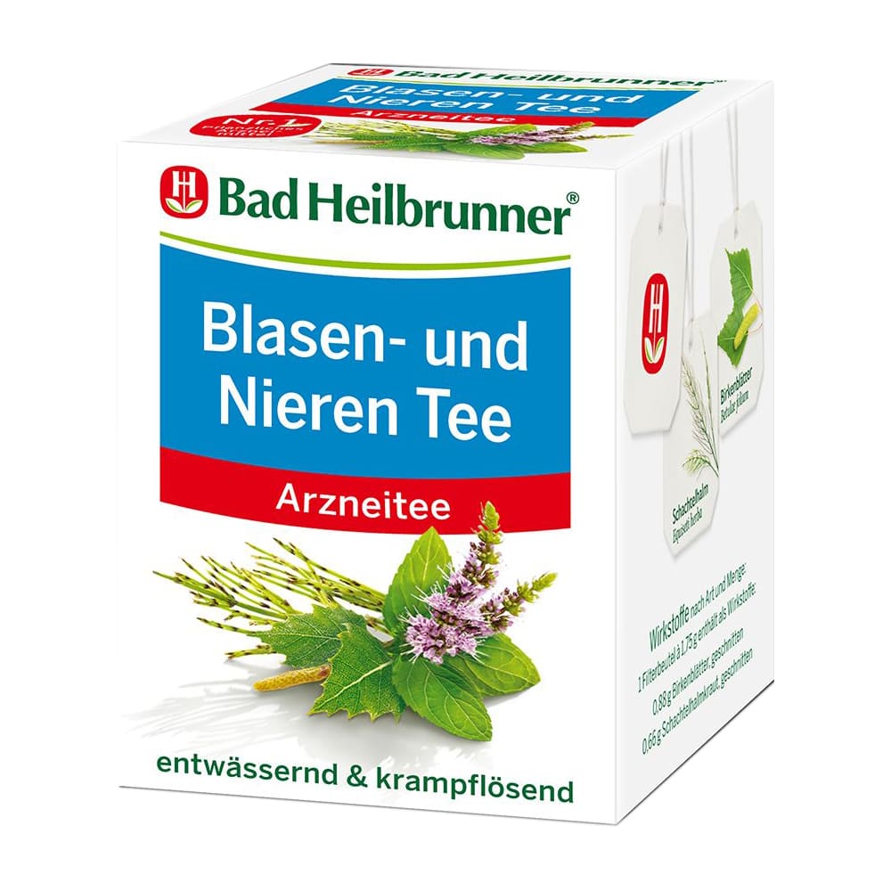 Bad Heilbrunner Blasen- und Nieren Tee 8X1.75 g Filterbeutel