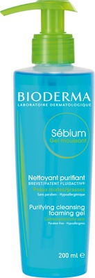BIODERMA Sebium Gel Moussant Reinigungsgel Pumpspender 200 ml Gel