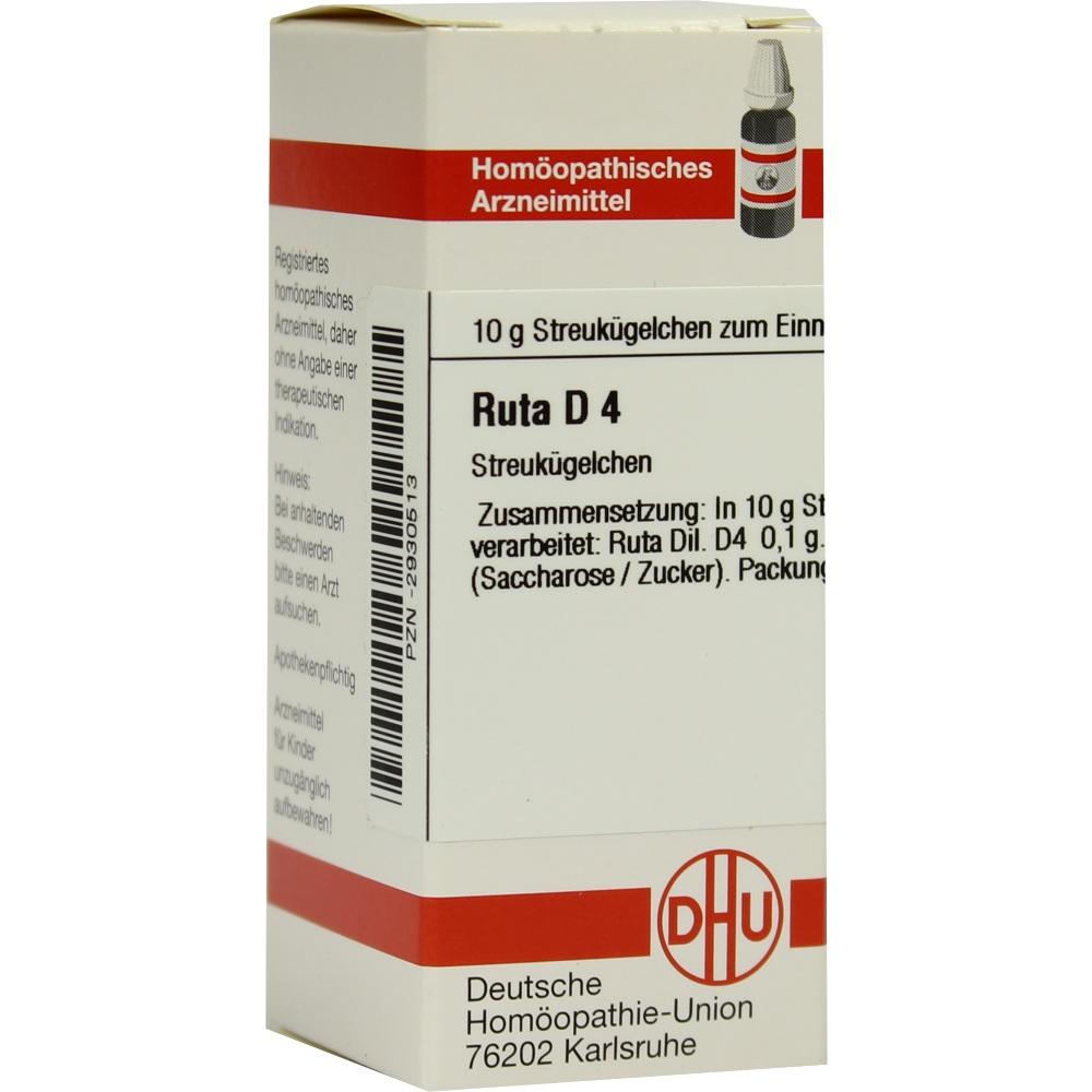 RUTA D 4 Globuli 10 g Globuli