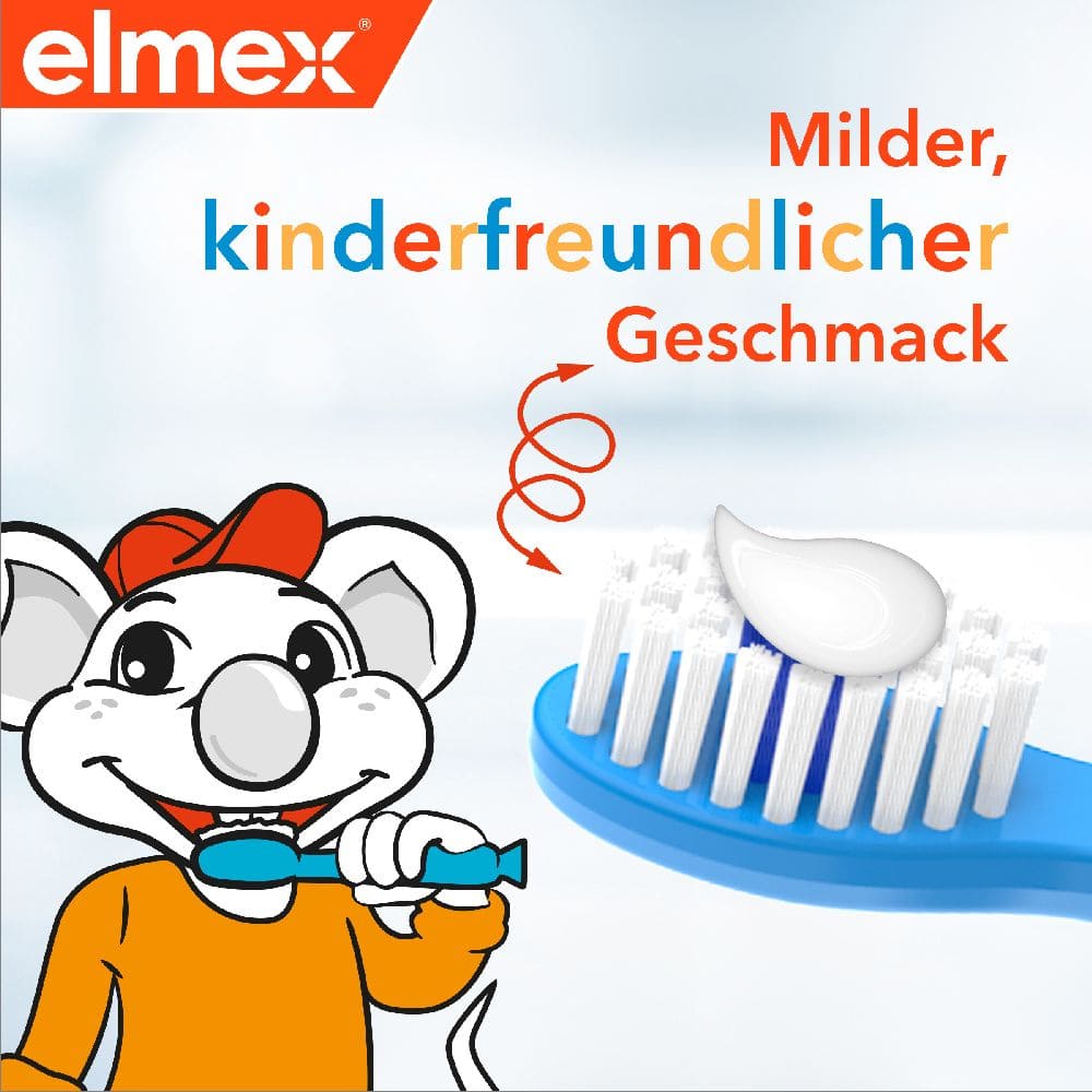 elmex Kinder-Zahnpasta KARIESSCHUTZ für Milchzähne 50 ml Zahnpasta