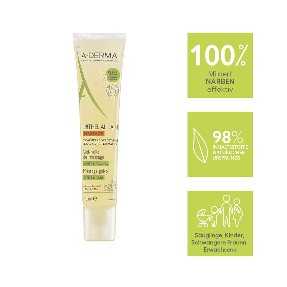 A-DERMA Massage Gel-Öl NARBENPFLEGE 40 ml Gel