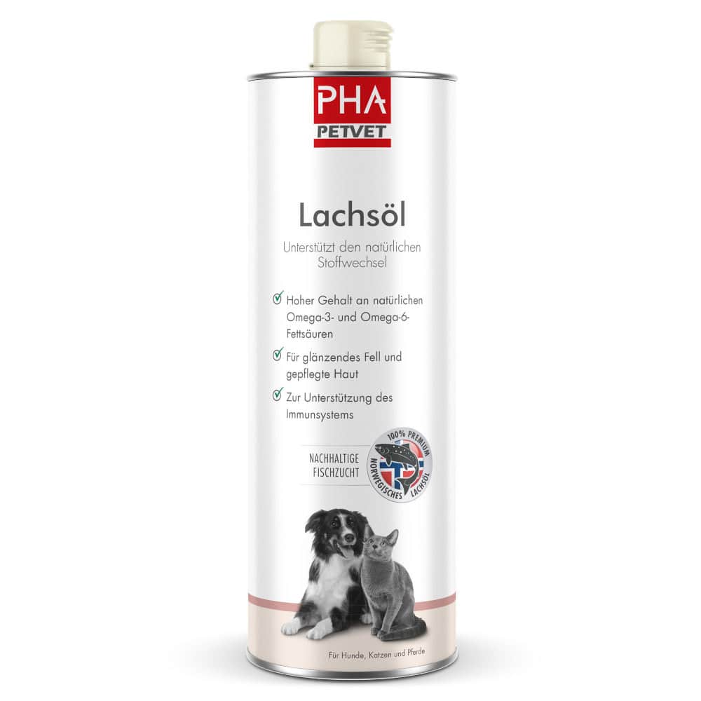 PHA Lachsöl für Hunde & Katzen 1000 ml Öl