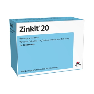Zinkit 20 100 St Überzogene Tabletten