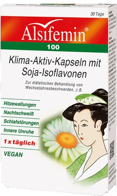 Alsifemin 100 Klima-Aktiv-Kapseln mit Soja-Isoflavonen 30 St Kapseln