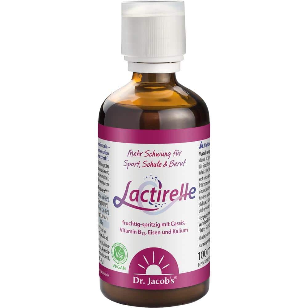 Dr. Jacob's Lactirelle Milchsäure-Cassis-Konzentrat Eisen