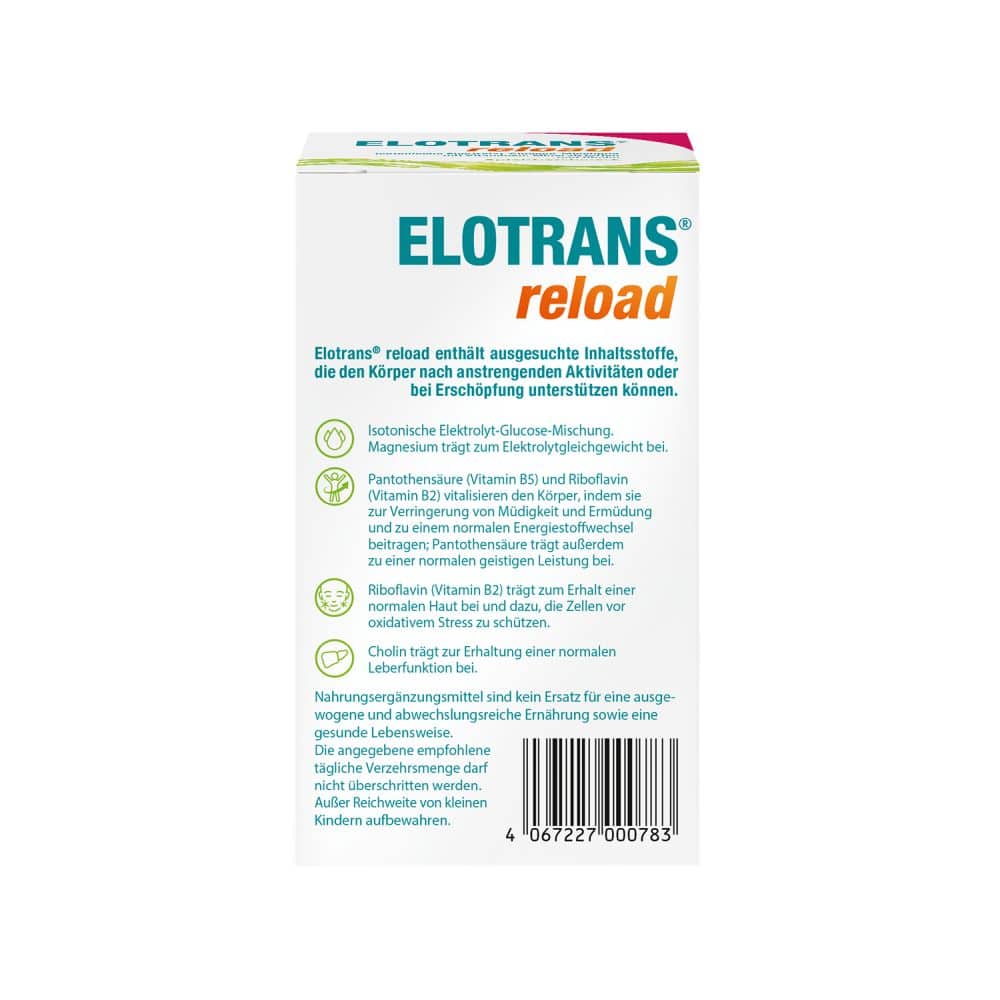 ELOTRANS reload Apfel 15X7.45 g Pulver