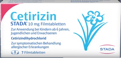 Cetirizin STADA 10mg 7 St Filmtabletten