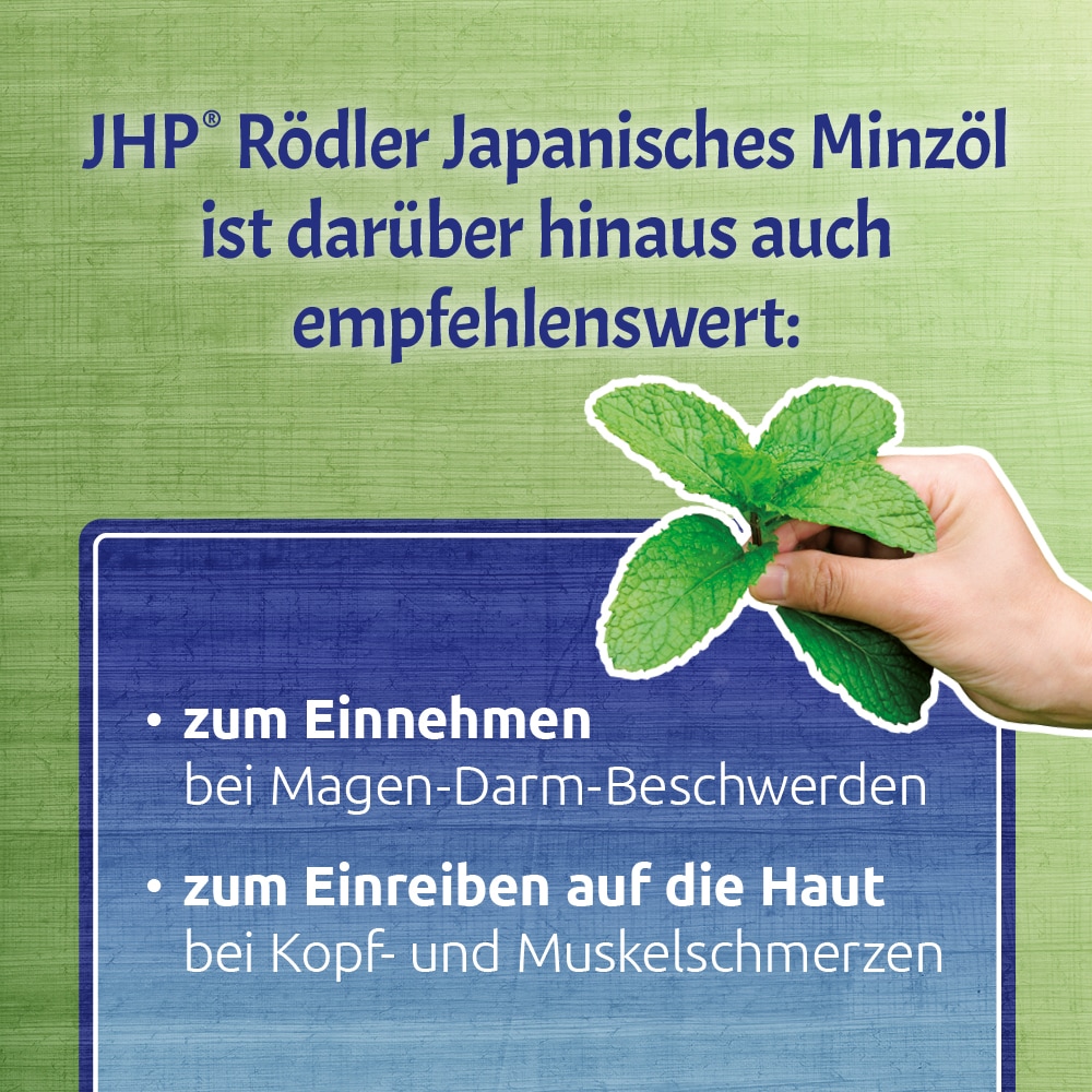 JHP Rödler Japanisches Minzöl ätherisches Öl 30 ml Ätherisches Öl
