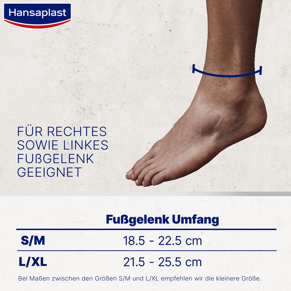 Hansaplast PERFORMANCE FUßGELENK-BANDAGE Größe M 1 St Bandage