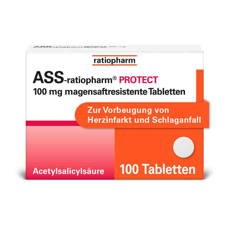 ASS-ratiopharm PROTECT 100 mg  100 St Tabletten magensaftresistent