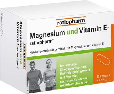 MAGNESIUM UND VITAMIN E ratiopharm Kapseln 60 St Kapseln