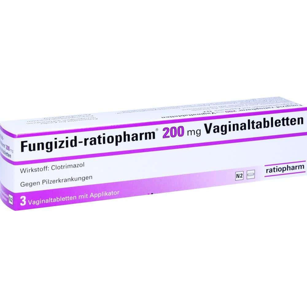 Fungizid-ratiopharm 200mg 3 St Vaginaltabletten