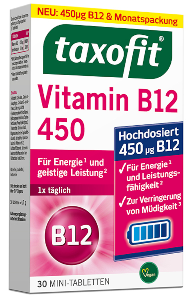 taxofit Vitamin B12 450 30 St Tabletten