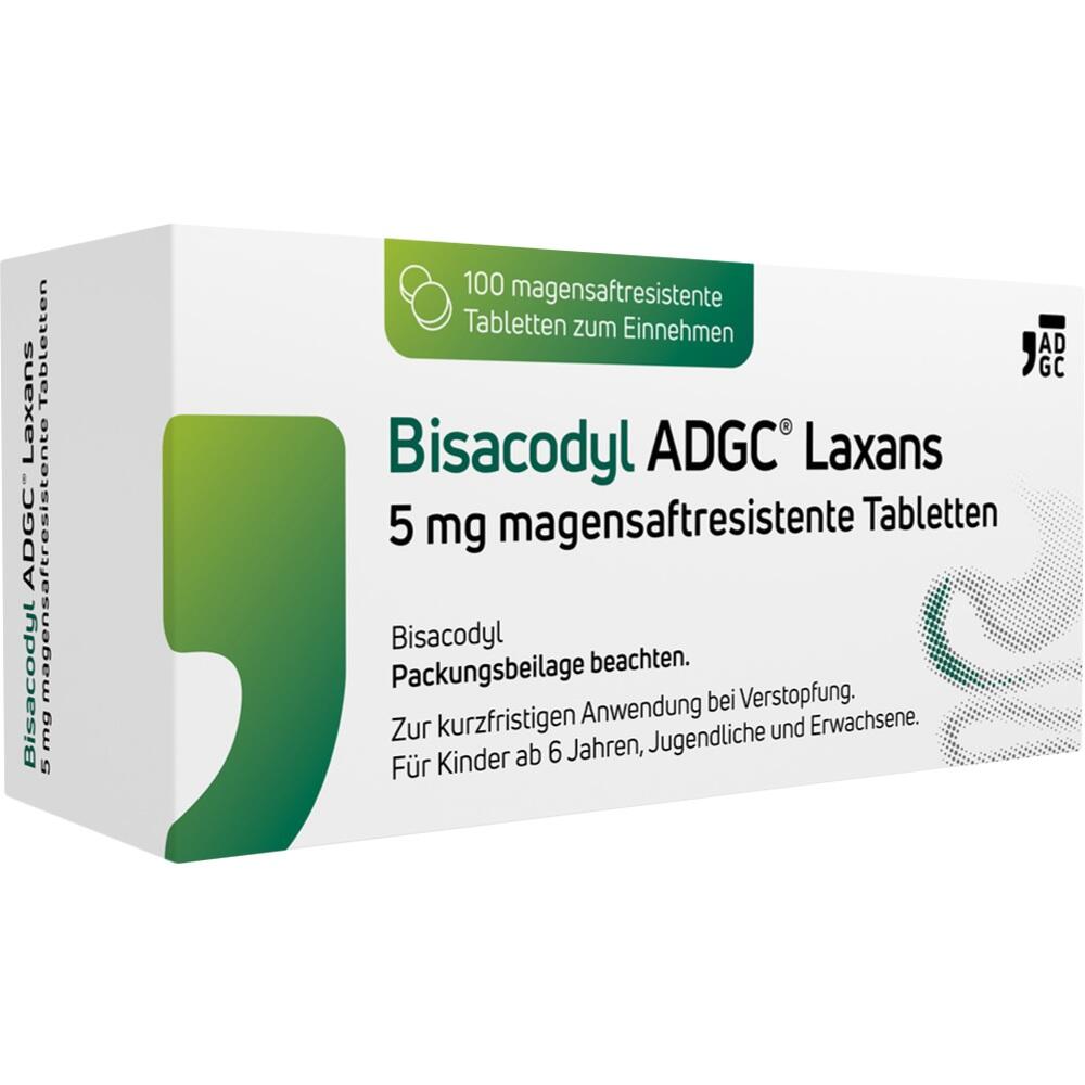 Bisacodyl ADGC Laxans 5 mg 100 St Tabletten magensaftresistent