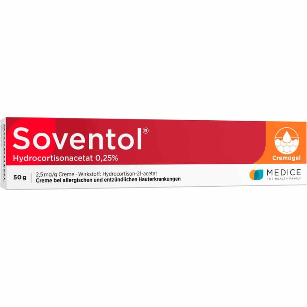 Soventol Hydrocortisonacetat 0,25%  50 g Creme