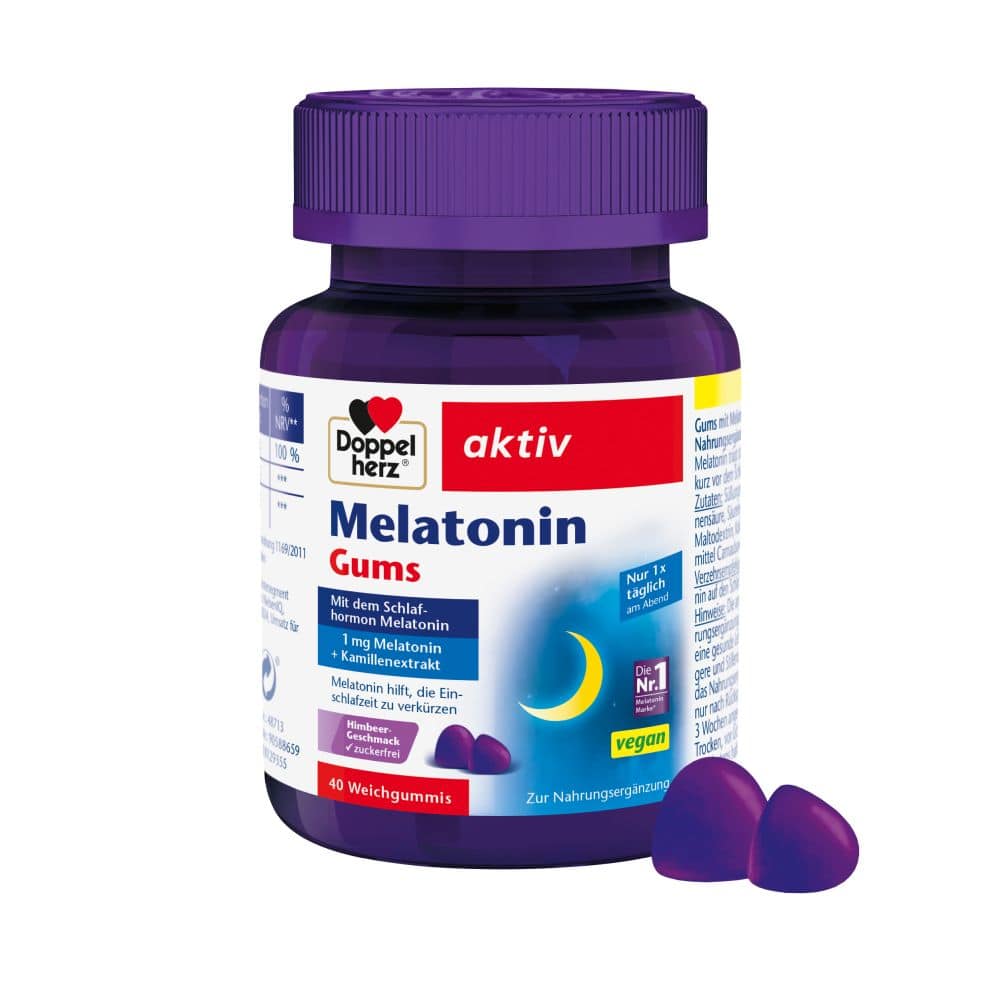 Doppelherz aktiv Melatonin Gums 40 St Kaudragees