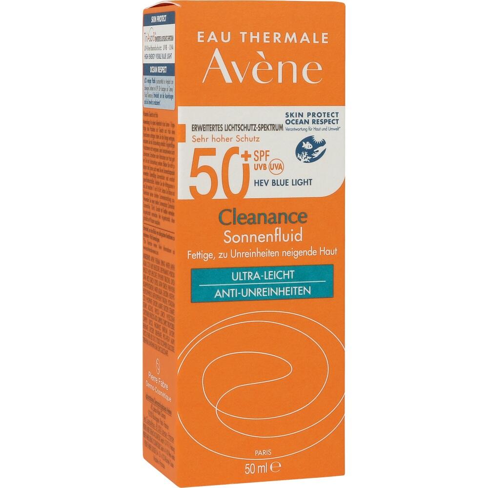 Avène Cleanance Sonnenfluid ULTRA-LEICHT SPF 50+ + 3 € sparen* 50 ml Emulsion
