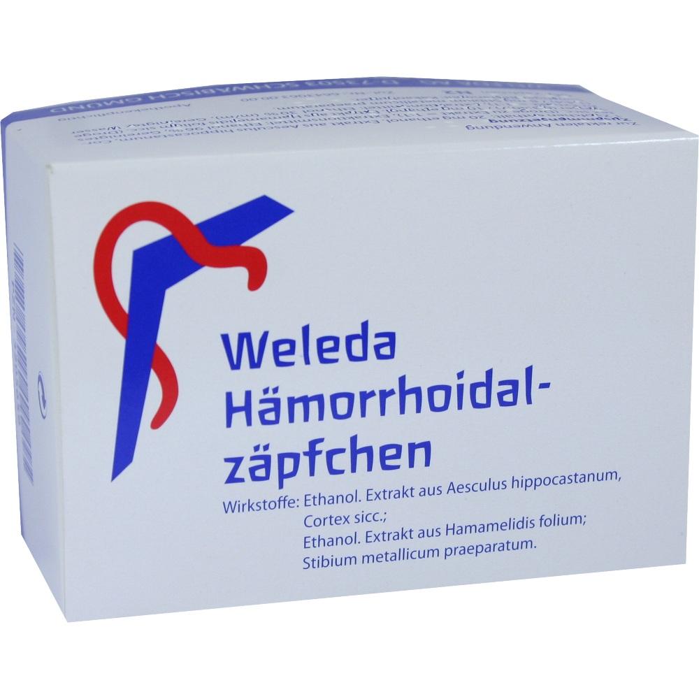 WELEDA Hämorrhoidalzäpfchen 50 St Suppositorien