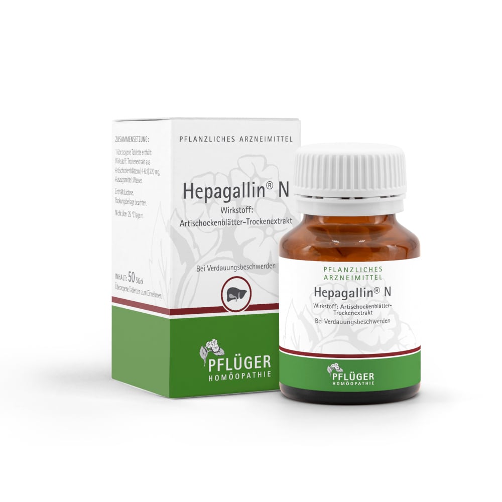 Hepagallin N 50 St Dragees