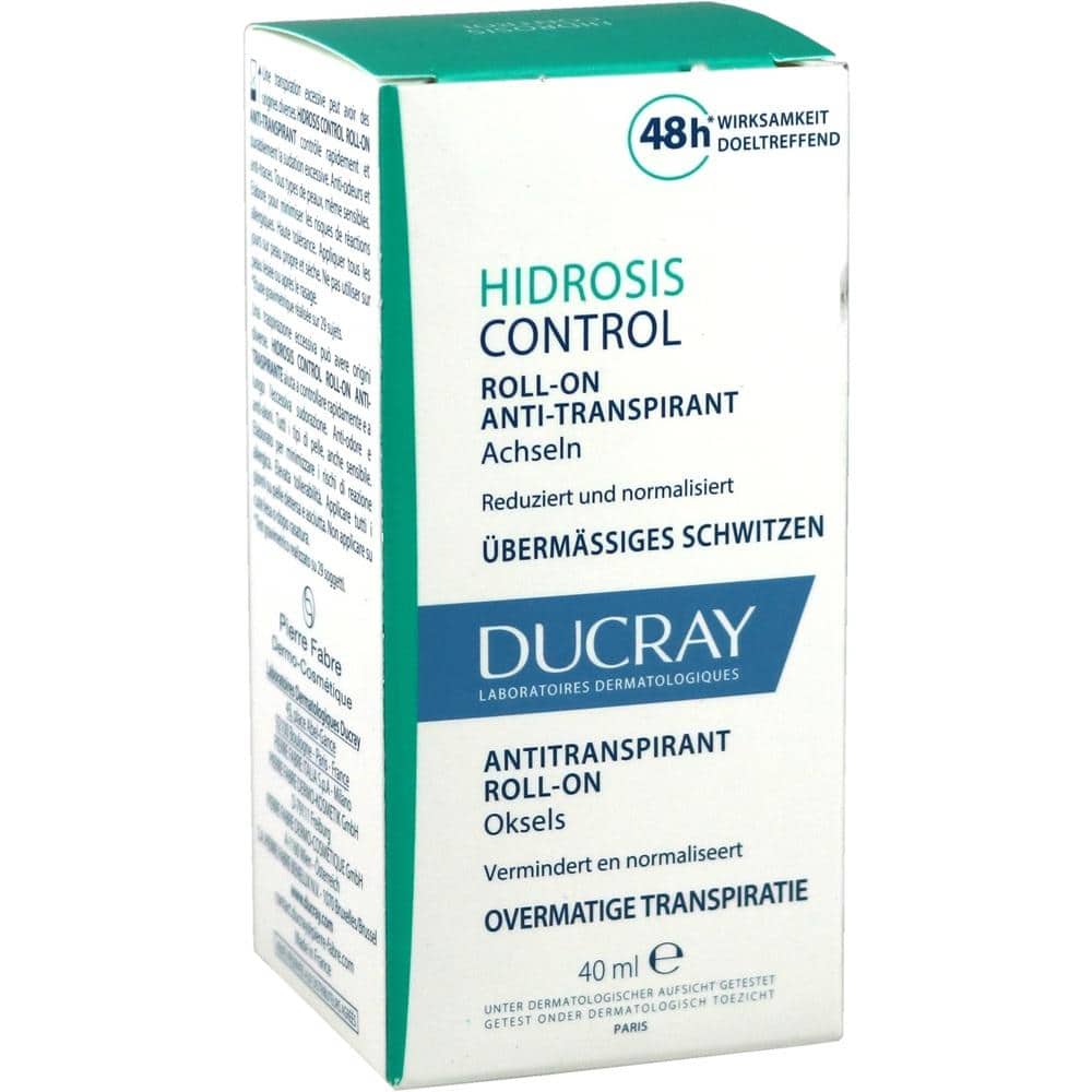 Ducray Hidrosis Control Roll-on Anti-transpirant 40 ml Stifte